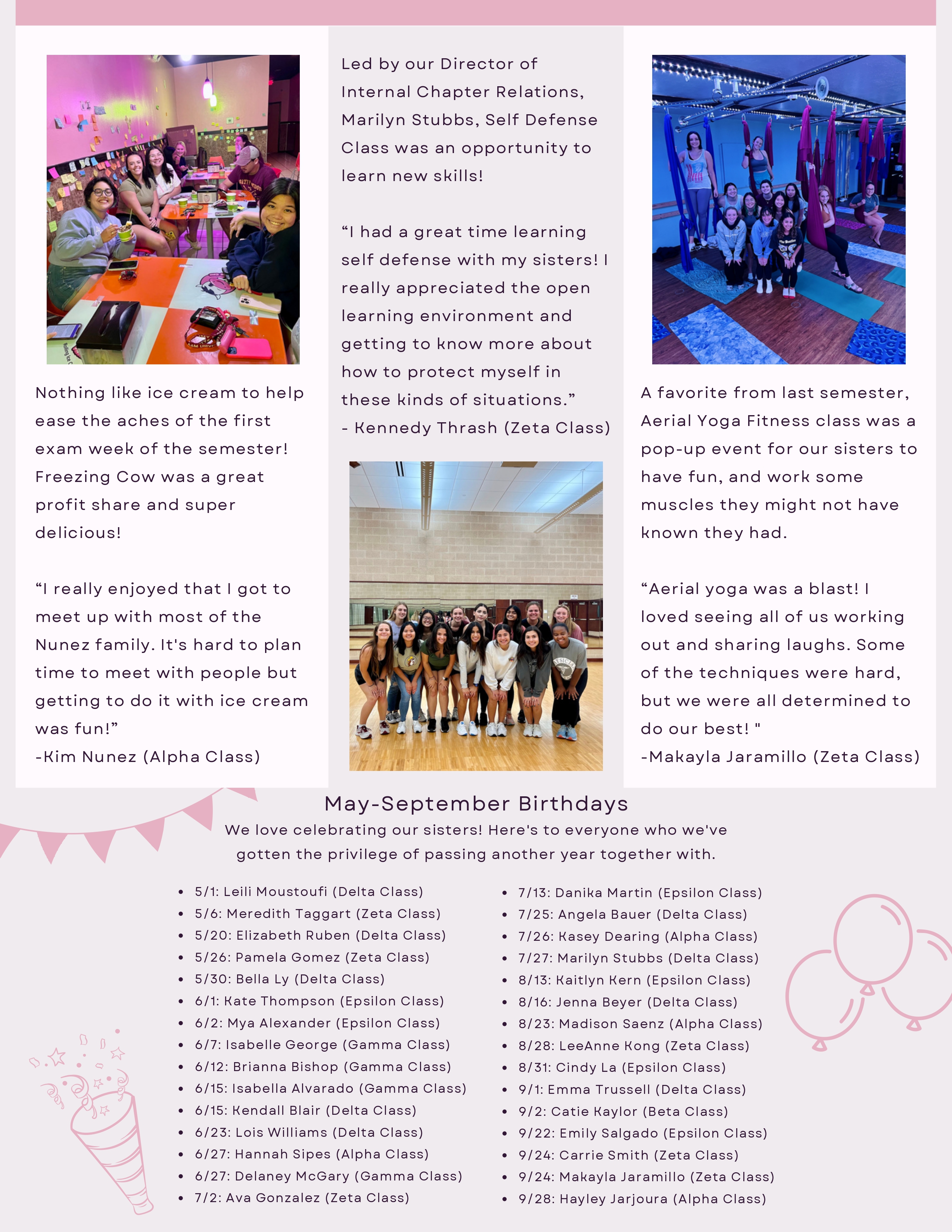 August/September Newsletter Page 5